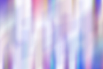 Abstract blurred background with vertical stripes of white, pink, and blue