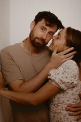 Verliebtes Pärchen retro look 