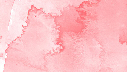 赤　水彩テクスチャー 背景画像素材