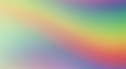 Obraz premium Retro grainy gradient background noise texture effect summer poster design seamless colors teal abstract wave pattern.