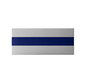 A simple graphic featuring a central blue stripe between two gray stripes on a black background plain design