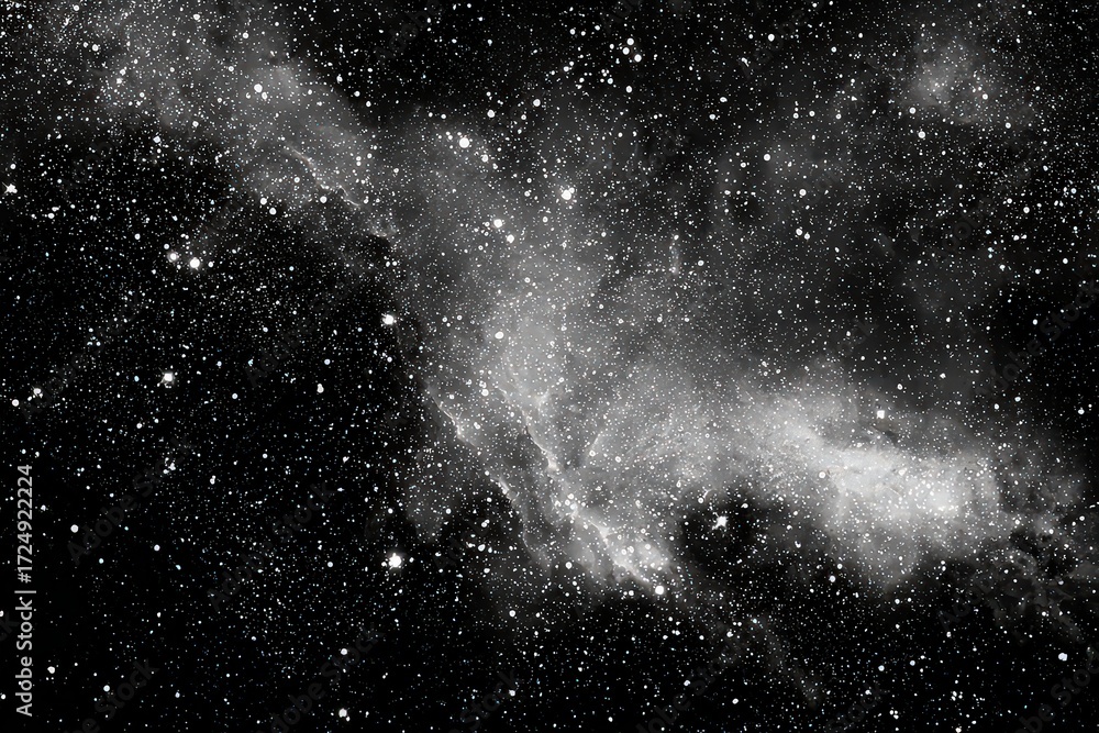 Wall mural cosmic nebulae displaying delicate structures in deep space