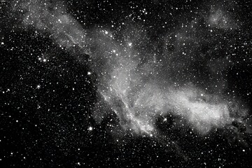 Cosmic Nebulae Displaying Delicate Structures in Deep Space