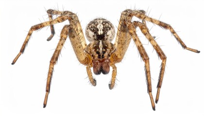 Closeup of a Spider, Detailed View, Arachnid, Nature, Wildlife.