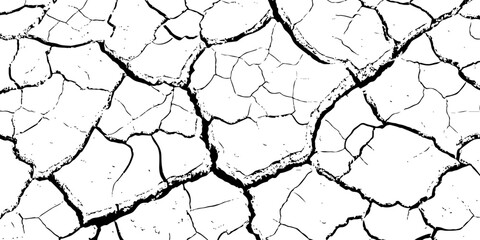Dry cracked earth texture background showing natural drought patterns. High-resolution cracked soil surface design, ideal for abstract, environmental, and climate change concept visuals.