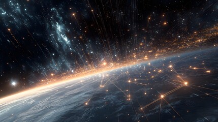 Vibrant Earth View from Space