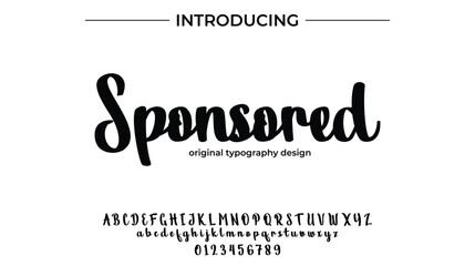 Sponsored - Elegant Script Font for Smooth Handwritten Design and Creative Typography