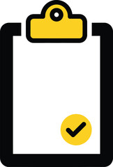 Clipboard Checkmark Icon for Task Completion