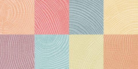 Wood texture, different shades, pattern mosaic, seamless pattern, vector panel