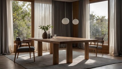 Dining Room Surrounded by Nature