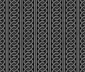 シームレスなシルバーの吉原繋ぎ文様背景