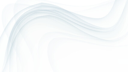 white background with wavy layer elements