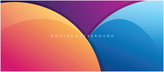 Abstract colorful shapes background