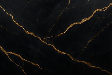 Luxury Corporate Abstract Background Polished Onyx Stone with Golden Streaks