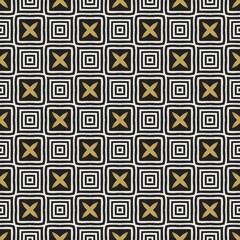 Seamless geometric patterns set with vintage ornaments, textile design for wallpaper or fabric decoration