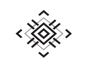 Creative geometric elements outlined vector for stock artwork