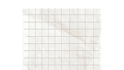 A grid pattern of white tiles with thin black lines creating a square pattern on a white background