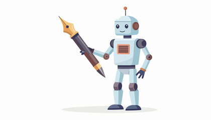 Friendly retro-style robot 