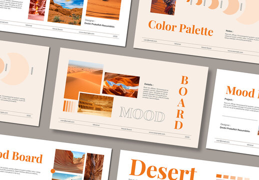 Desert Moodboard Creative Inspiration for Nature Enthusiasts