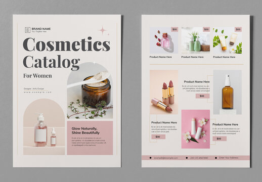 Minimalist Product Catalog for Beauty