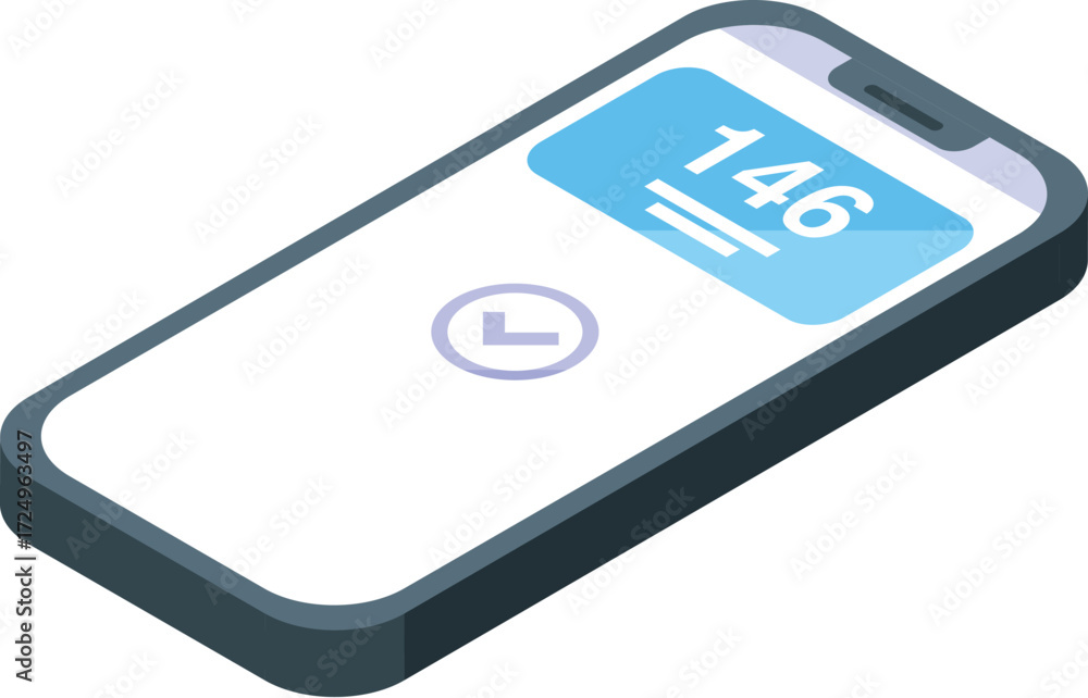 Poster heart rate monitoring app displaying bpm data on a smartphone screen, promoting health and fitness t