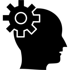 Cognition Glyph Icon