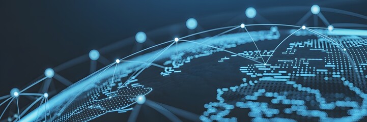 Global Network Data Node Visualization