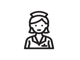 Creative Medical Staff Symbol Modern Vector Illustration