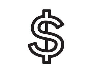 Elegant Money Icon Creative Outline Vector Illustration