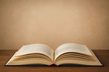 Obraz premium 펼쳐진책, 책, 독서