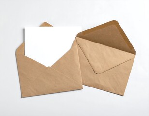 Blank Note Paper and Envelopes.