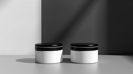 Sleek Monochrome Product Showcase for Stylish Branding