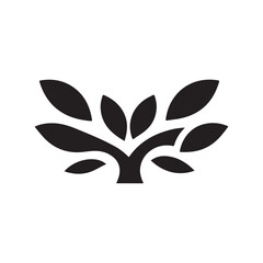 creative tree icon vector art