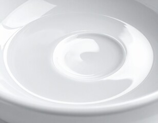 Obraz premium White Ceramic Bowl Surface Texture
