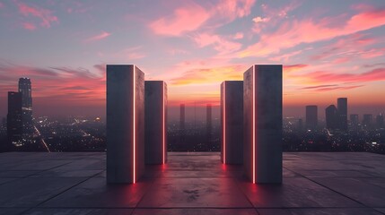 Urban Street Style Product Showcase with Concrete Texture