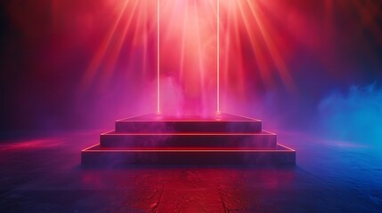 Vibrant Music Festival Product Display Advertising