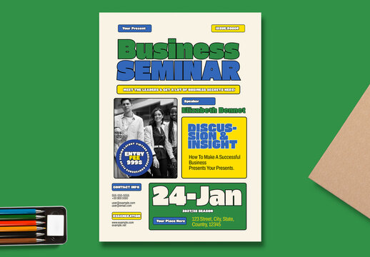 Business Seminar Poster