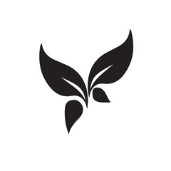 Vector laef design Icon logo 