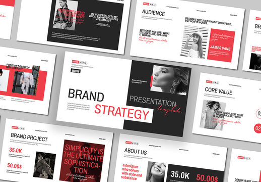Creative Brand Strategy Presentation Layout