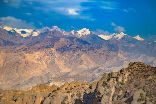Upper Mustang, often called the Last Forbidden Kingdom of Nepal, is a unique high-altitude desert region north of the Annapurna range. Its breathtaking barren cliffs, colorful rock formations, centuri