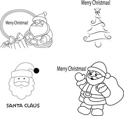 set of funny cartoon characters