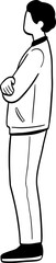 cute cartoon character illustration of people.