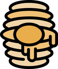 Golden honey dripping from a beehive, symbolizing the delicious reward of nature's industrious bees