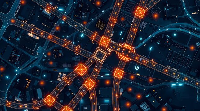 Gateway mesh beacons on urban grid