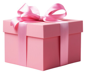 Obraz premium PNG Huge pink gift box anniversary celebration decoration.