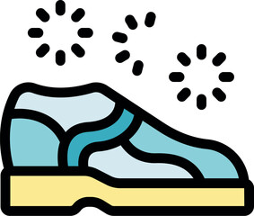 Stylish and comfortable shoe sparkling clean, perfect for showcasing shoe care products or fashion trends