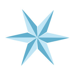 Obraz premium Christmas star PNG 