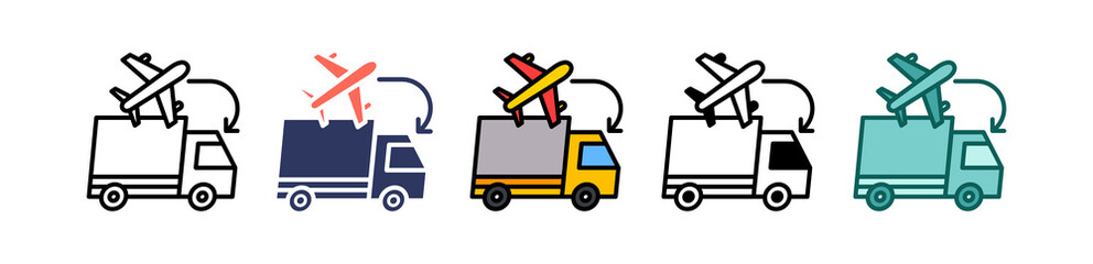 Airport Transfer multiple icon