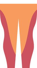 orange fitted pants svgrepo com