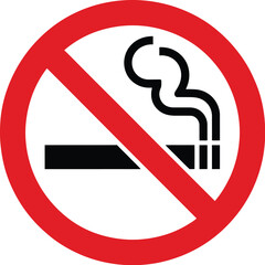 no smoking sign vector
